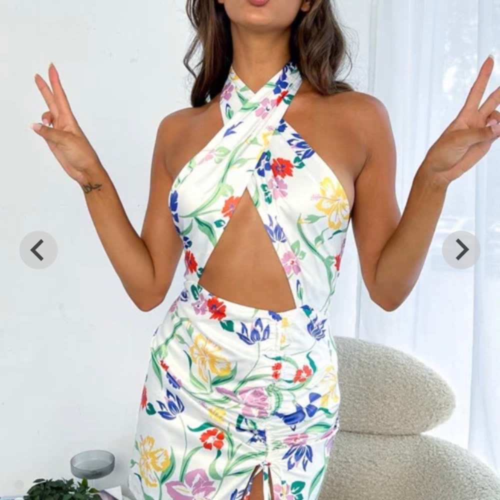 Beginning Boutique Atlantis Mini Dress NWT